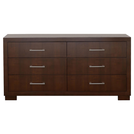 Jessica Cappuccino 5-Piece Queen Bedroom Set with Nightstand Panels from Coaster - Luna Furniture
