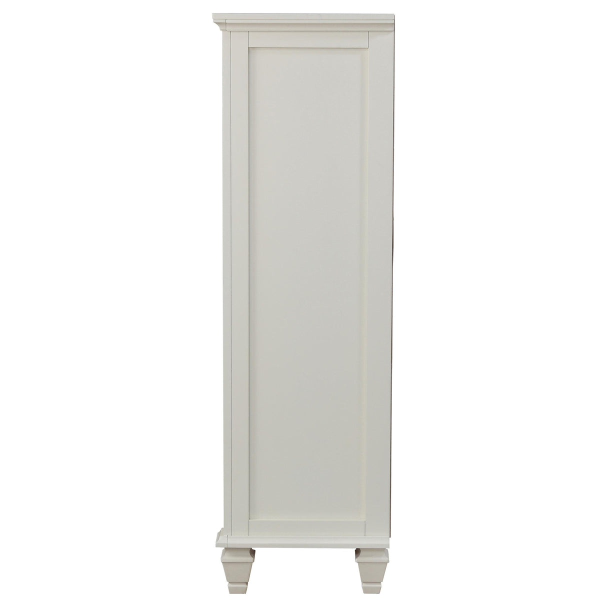 Sandy Beach White 8-Drawer Man's Chest Storage from Coaster - Luna Furniture