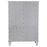 Sandy Beach White 8-Drawer Man's Chest Storage from Coaster - Luna Furniture