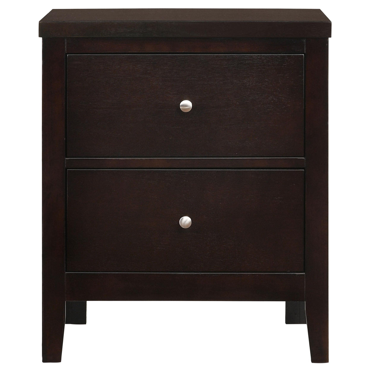 Carlton Cappuccino and Black 5-Piece Full Upholstered Bedroom Set from Coaster - Luna Furniture