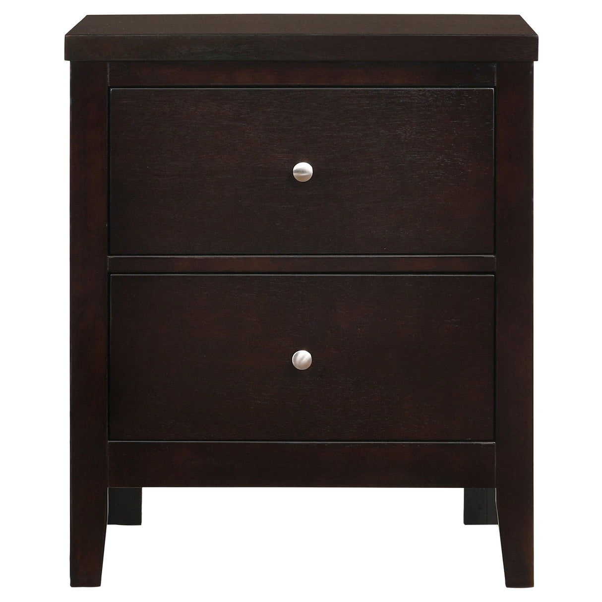 Carlton Cappuccino and Black 4-Piece Twin Upholstered Bedroom Set from Coaster - Luna Furniture