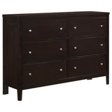 Carlton Cappuccino and Black 4-Piece Twin Upholstered Bedroom Set from Coaster - Luna Furniture