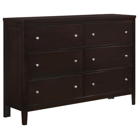 Carlton Cappuccino and Black 4-Piece Twin Upholstered Bedroom Set from Coaster - Luna Furniture
