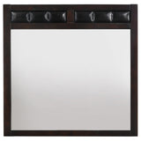 Carlton Cappuccino and Black 4-Piece Twin Upholstered Bedroom Set from Coaster - Luna Furniture