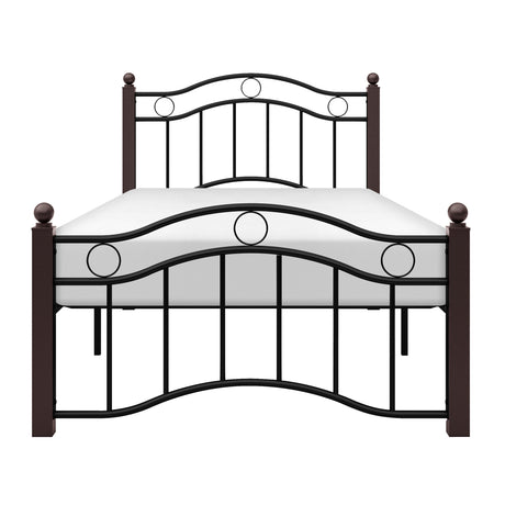 Erwan Espresso King Panel Bed from Homelegance - Luna Furniture