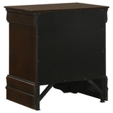 Louis Philippe Cappuccino 4-Piece Queen Panel Bedroom Set with High Headboard from Coaster - Luna Furniture