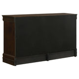 Louis Philippe Cappuccino 4-Piece Queen Panel Bedroom Set with High Headboard from Coaster - Luna Furniture