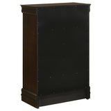 Louis Philippe Cappuccino 4-Piece Queen Panel Bedroom Set with High Headboard from Coaster - Luna Furniture