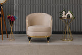 Toronto Chair in Cream from Furnia - Luna Furniture
