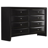 Briana Black 5-Piece Eastern King Storage Bedroom Set with Bookcase Headboard from Coaster - Luna Furniture
