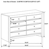Briana Black 5-Piece Eastern King Storage Bedroom Set with Bookcase Headboard from Coaster - Luna Furniture