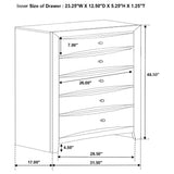 Briana Black 5-Piece Eastern King Storage Bedroom Set with Bookcase Headboard from Coaster - Luna Furniture