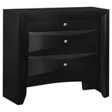 Briana Black 4-Piece Queen Storage Bedroom Set with Bookcase Headboard from Coaster - Luna Furniture