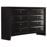 Briana Black 4-Piece Queen Storage Bedroom Set with Bookcase Headboard from Coaster - Luna Furniture
