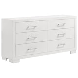 Jessica White 5-Piece Queen Bedroom Set with Nightstand Panels from Coaster - Luna Furniture