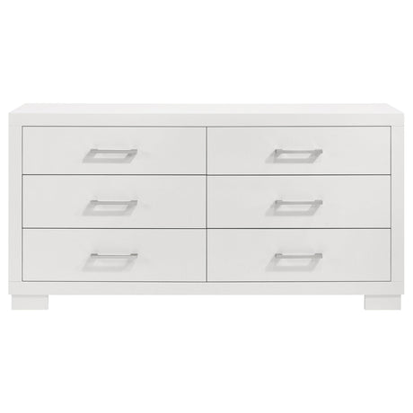 Jessica White 5-Piece Queen Bedroom Set with Nightstand Panels from Coaster - Luna Furniture