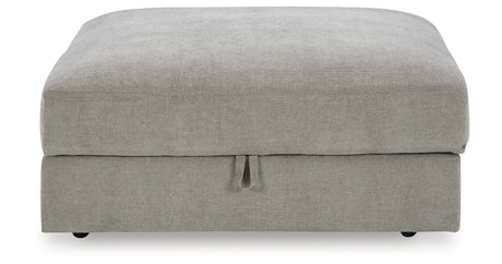Aslan Court Pebble Ottoman With Storage from Ashley - Luna Furniture