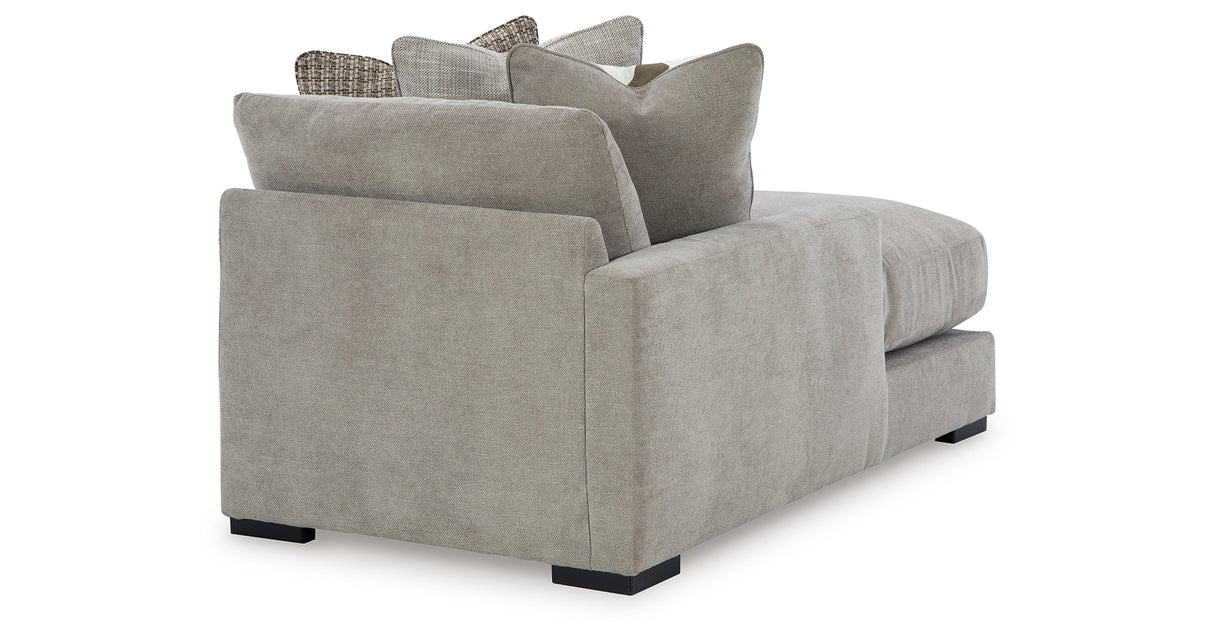 Aslan Court Pebble Left-Arm Facing Corner Chaise from Ashley - Luna Furniture