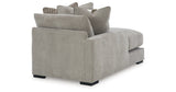 Aslan Court Pebble Left-Arm Facing Corner Chaise from Ashley - Luna Furniture