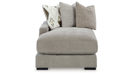 Aslan Court Pebble Left-Arm Facing Corner Chaise from Ashley - Luna Furniture