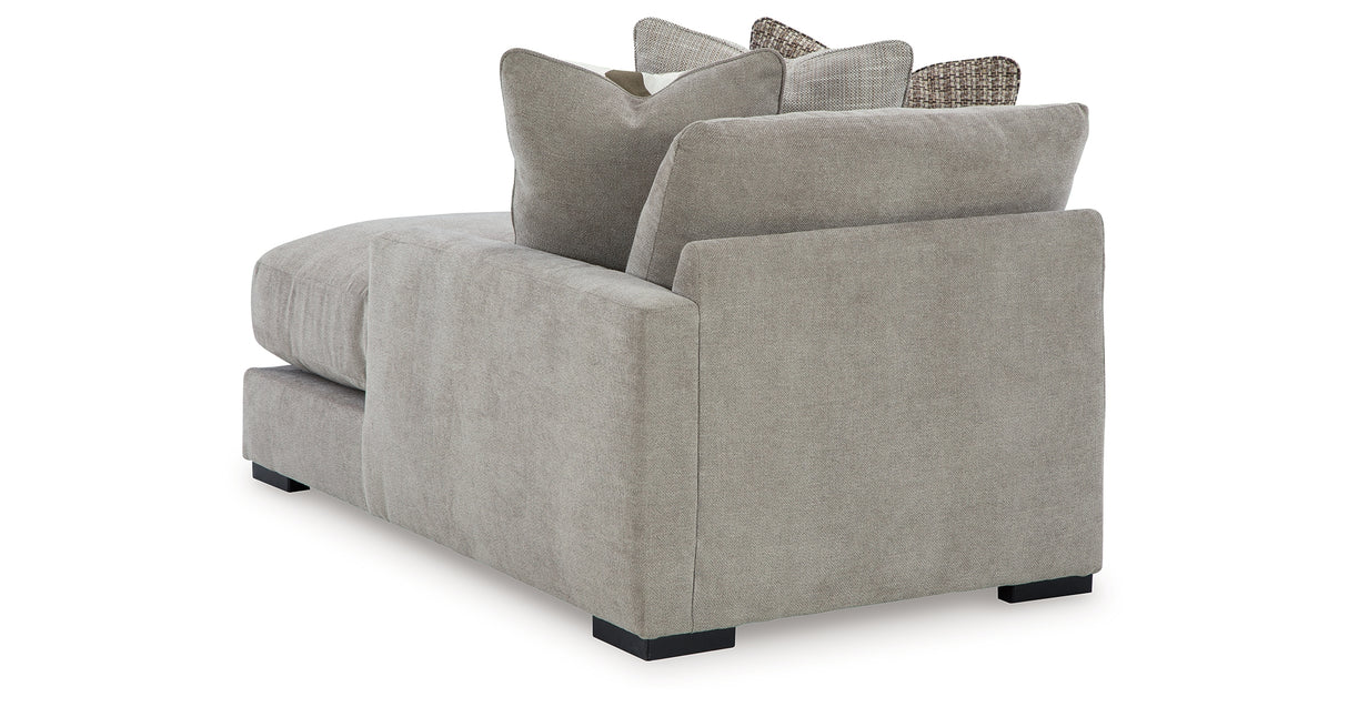 Aslan Court Pebble Right-Arm Facing Corner Chaise from Ashley - Luna Furniture