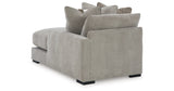 Aslan Court Pebble Right-Arm Facing Corner Chaise from Ashley - Luna Furniture
