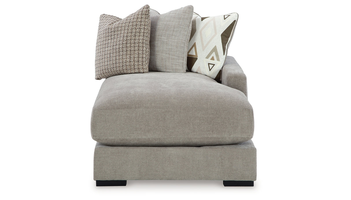 Aslan Court Pebble Right-Arm Facing Corner Chaise from Ashley - Luna Furniture