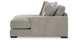 Aslan Court Pebble Right-Arm Facing Corner Chaise from Ashley - Luna Furniture