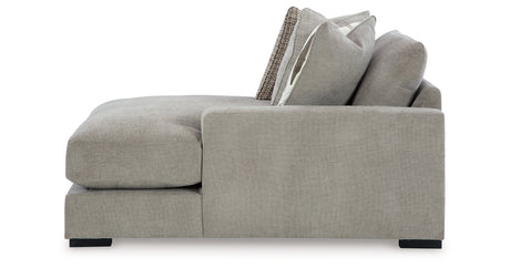 Aslan Court Pebble Right-Arm Facing Corner Chaise from Ashley - Luna Furniture