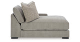 Aslan Court Pebble Right-Arm Facing Corner Chaise from Ashley - Luna Furniture