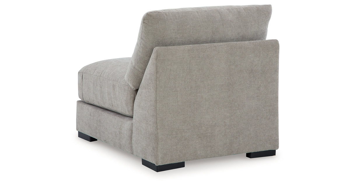 Aslan Court Pebble Armless Chair from Ashley - Luna Furniture