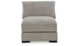 Aslan Court Pebble Armless Chair from Ashley - Luna Furniture