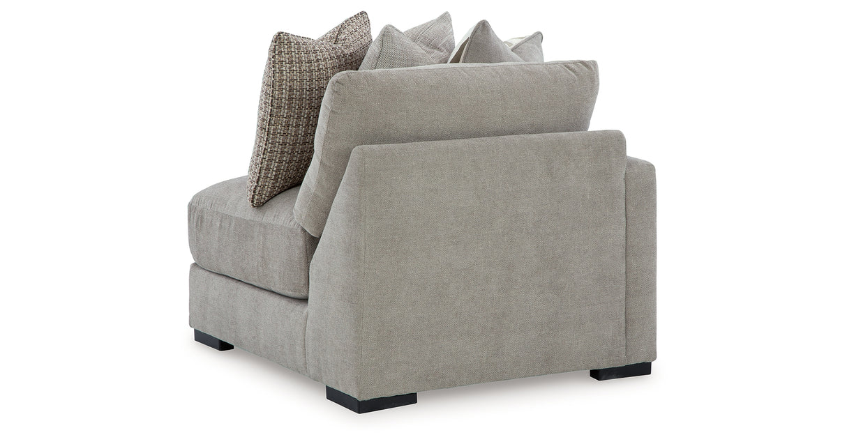 Aslan Court Pebble Left-Arm Facing Corner Chair from Ashley - Luna Furniture