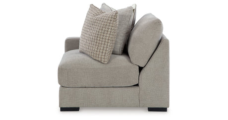Aslan Court Pebble Left-Arm Facing Corner Chair from Ashley - Luna Furniture