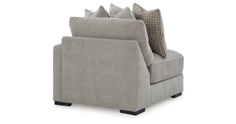 Aslan Court Pebble Right-Arm Facing Corner Chair from Ashley - Luna Furniture