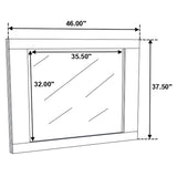 Felicity Glossy White 4-Piece Queen Bedroom Set with LED Light Headboard from Coaster - Luna Furniture