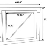 Felicity Glossy White 4-Piece Twin Bedroom Set with LED Lighting from Coaster - Luna Furniture