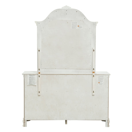 Lucida White Dresser from Homelegance - Luna Furniture