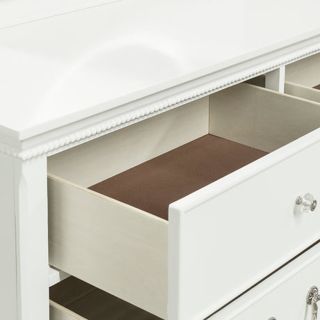 Lucida White Dresser from Homelegance - Luna Furniture