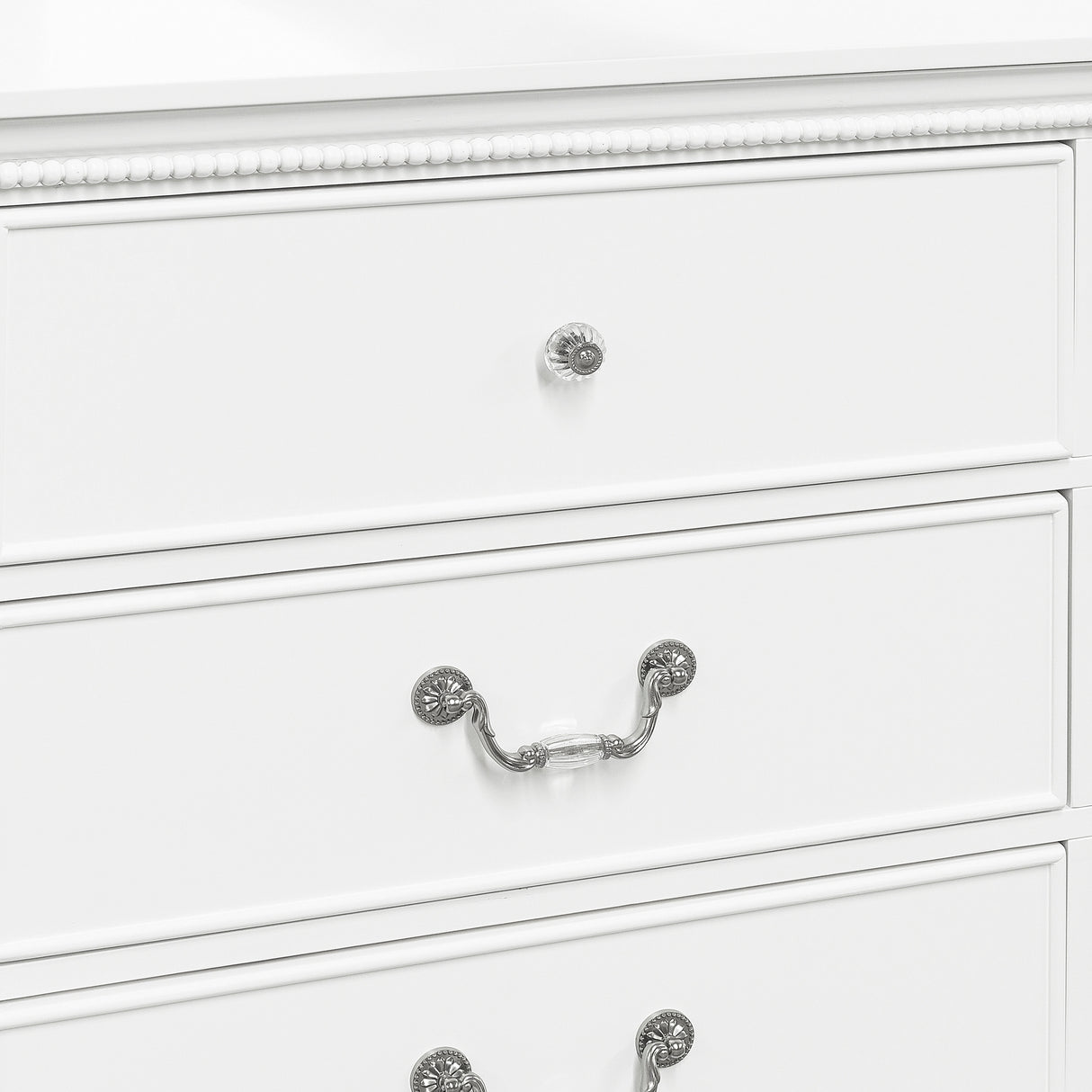 Lucida White Dresser from Homelegance - Luna Furniture