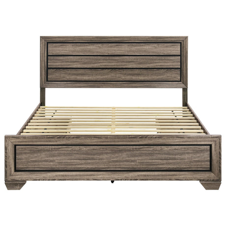 Kauffman Washed Taupe Eastern King Storage Bed from Coaster - Luna Furniture