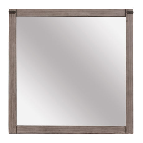 Woodrow Brownish Gray Upholstered Full Bed from Homelegance - Luna Furniture