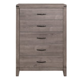 Woodrow Brownish Gray Queen Platform Bed