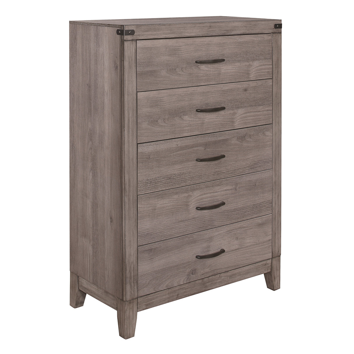 Woodrow Brownish Gray Queen Platform Bed