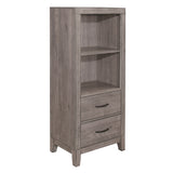 Woodrow Brownish Gray 4-Piece Youth Bedroom Set (Twin Bed, Nightstand, Dresser, Mirror) from Homelegance - Luna Furniture