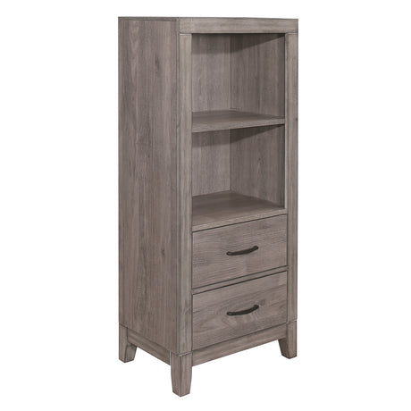 Woodrow Brownish Gray 4-Piece Youth Bedroom Set (Twin Bed, Nightstand, Dresser, Mirror) from Homelegance - Luna Furniture