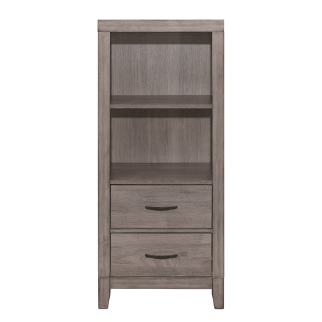 Woodrow Brownish Gray 4-Piece Youth Bedroom Set (Twin Bed, Nightstand, Dresser, Mirror) from Homelegance - Luna Furniture