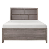 Woodrow Brownish Gray 4-Piece Youth Bedroom Set (Twin Bed, Nightstand, Dresser, Mirror) from Homelegance - Luna Furniture