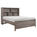 Woodrow Brownish Gray 4-Piece Youth Bedroom Set (Twin Bed, Nightstand, Dresser, Mirror) from Homelegance - Luna Furniture