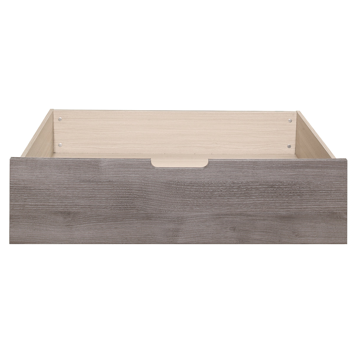 Woodrow Brownish Gray Upholstered Twin Panel Bed from Homelegance - Luna Furniture